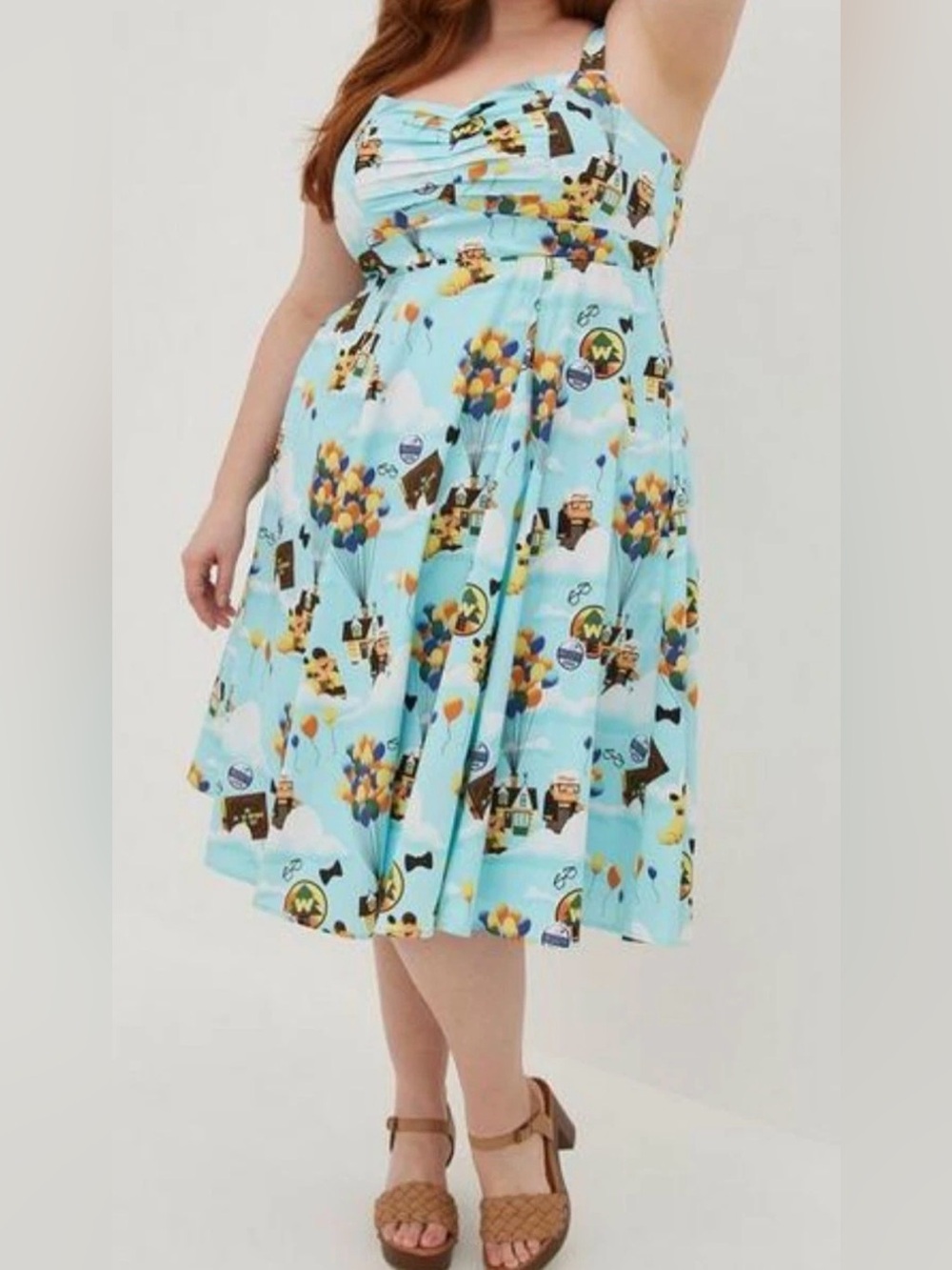 NWT Torrid Disney Up sleeveless skater dress knee length dress size 3X